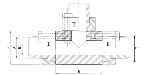 T-Flanschverbindung